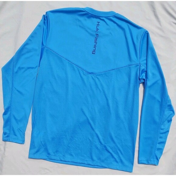 HUK Mens Icon X 50 UPF Fishing Shirt Long Sleeve Size Medium NEW - Picture 2 of 2